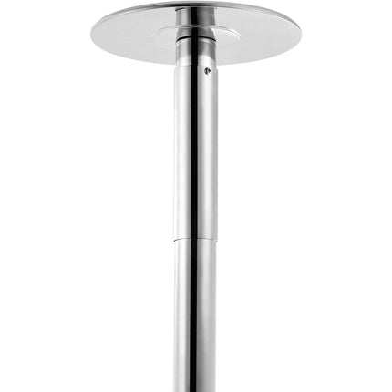 Professional Dancing Pole, Spinning Static Dancing Pole Kit, Portable Removable Pole, 45mm Heavy-Duty Stainless Steel Pole, Height Adjustable Fitness Pole, for Exercise Home Club Gym, Silver.