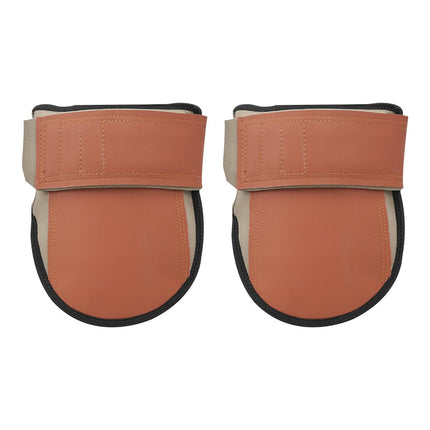 Knee Pads for Work, Durable Leather Construction Pads, Machine Washable Work Knee Pads, Easy to Wear and Take off, Extra Thick Knee Support for Gardening Flooring and Cleaning, Black and Brown.