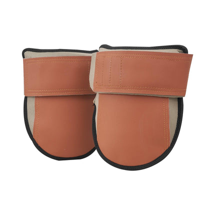 Knee Pads for Work, Durable Leather Construction Pads, Machine Washable Work Knee Pads, Easy to Wear and Take off, Extra Thick Knee Support for Gardening Flooring and Cleaning, Black and Brown.