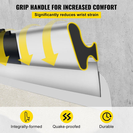 Skimming Blade Set,10"+16"+24" Blades + 35"-78" Extension Handle，European Stainless Steel Construction Knife, Aluminum Blade Profile Smoothing Knockdown Spatula for Gyprock/Drywall/Wall-Boa.