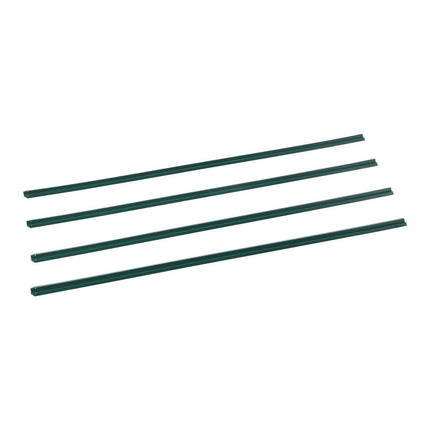Bottom Locking Privacy Slats, Single-Wall Vertical Bottom-Locking Slats for Chain-Link Fence, High-Density HDPE Chain Link Slats Ideally Fit 1.2 m High Fence for Garden Farm Sports Field(Green).