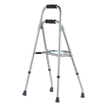Folding Hemi Walker One Arm Mobility Walker for Senior & Adjustable Height.