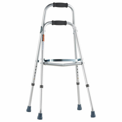 Folding Hemi Walker One Arm Mobility Walker for Senior & Adjustable Height.