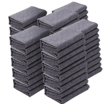 Moving Blankets, 72" x 54", 21 lbs/dz Weight, 24 Packs, Professional Recycled Cotton Packing Blanket, Large Heavy Duty Shipping Mover Pads Perfect for Protecting Furniture, Floors, Appliances.