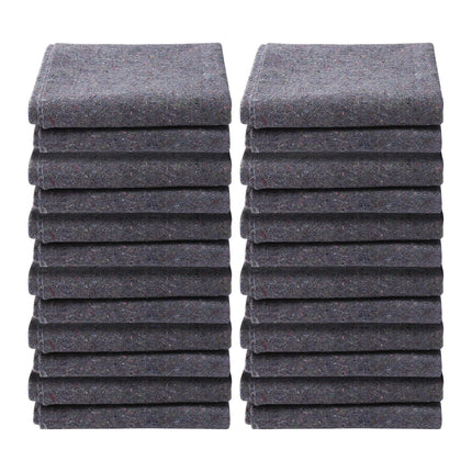 Moving Blankets, 1829 x 1372 mm, 12 kg/dz Weight, 12 Pack, Professional Recycled Cotton Packing Blanket, Large Heavy Duty Shipping Mover Pads Perfect for Protecting Furniture, Floors, Appliances.