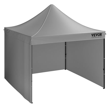 304.8 x 304.8 cm Pop up Canopy with Removable Sidewalls, Instant Canopies Portable Gazebo & Wheeled Bag, UV Resistant Waterproof, Enclosed Canopy Tent for Outdoor Events, Patio, Backyard, Party.