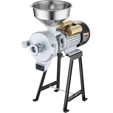 3000W Electric Grain Grinder Corn Wheat Flour Cereal Mill Wet & Dry.