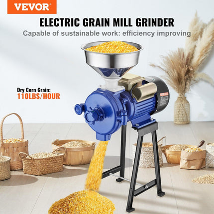 3000W Electric Grain Grinder Corn Wheat Flour Cereal Mill Dry Grinder.