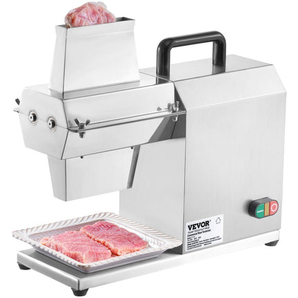 Commercial Meat Tenderizer, Heavy Duty Stainless Steel Kitchen Tool with Handle, Meat Tong, and Cleaning Brush, 450W Electric Meat Tenderizer Machine for Beef, Turkey, Chicken, Pork, and Fish.