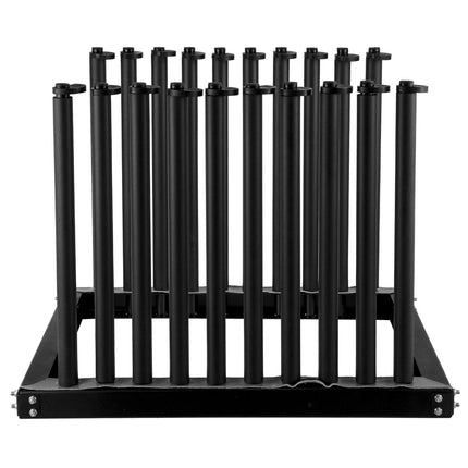 VEVOR Windshield Rack 9-Lite, Windshield Truck Rack Steel, Windshield Glass Rack 24-Inch Height, Windshield Rack for Truck with PVC Pad & Foam Padding, Glass Rack for Truck, for Glass Transportation.