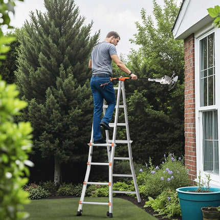 Telescoping Ladder A Frame 20 FT Extension Multi-Function for Homework.