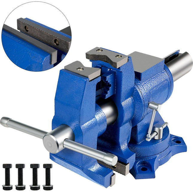 Multipurpose Bench Vice 5" 30Kn Heavy Duty with 360° Swivel Base and Head.