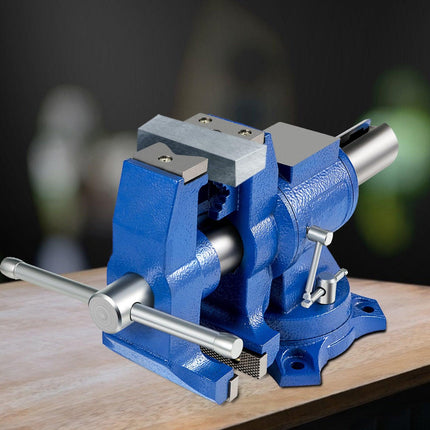 Multipurpose Bench Vice 5" 30Kn Heavy Duty with 360° Swivel Base and Head.