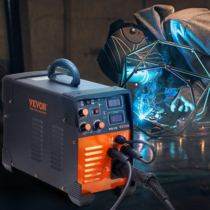 Mig Welder Welding Machine MIG-270 MIG MMA TIG IGBT DC Inverter Welder Digital Display.