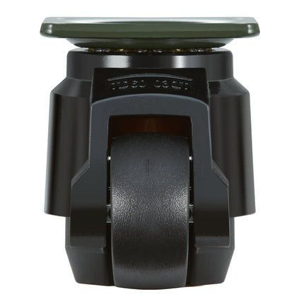 Leveling Casters, Set of 4, 500 kg Total Load Capacity, 50.8 mm, Heavy Duty with Upgraded Handle Design, 360 Degree Swivel Caster Wheels, Adjustable Casters with Feet for Workbench, Machine.