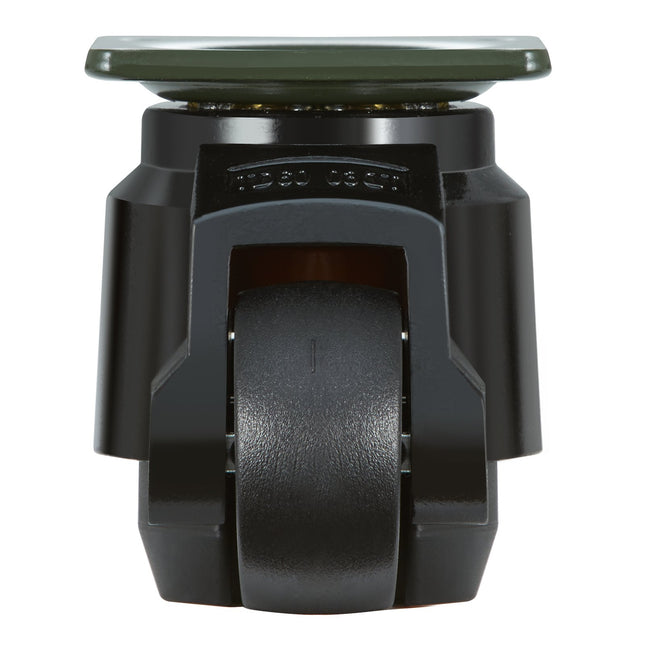 Leveling Casters, Set of 4, 500 kg Total Load Capacity, 50.8 mm, Heavy Duty with Upgraded Handle Design, 360 Degree Swivel Caster Wheels, Adjustable Casters with Feet for Workbench, Machine.