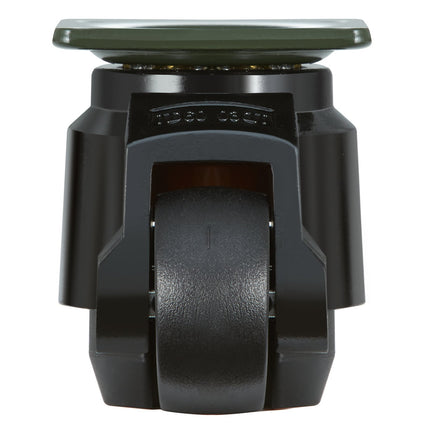 Leveling Casters, Set of 4, 500 kg Total Load Capacity, 50.8 mm, Heavy Duty with Upgraded Handle Design, 360 Degree Swivel Caster Wheels, Adjustable Casters with Feet for Workbench, Machine.