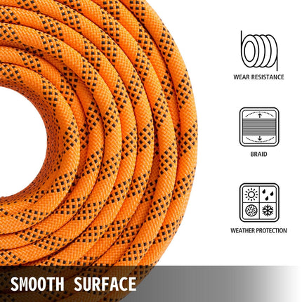 1.43cm Double Braid Polyester Rope 6096cm Nylon Pulling Rope 498.95kg High Force Polyester Load Sailing Rope(1.43cm-6096cm).