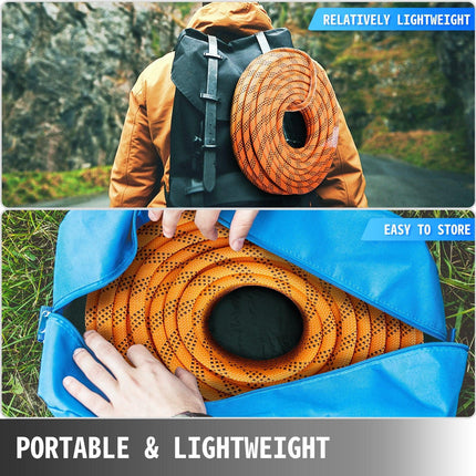 1.43cm Double Braid Polyester Rope 6096cm Nylon Pulling Rope 498.95kg High Force Polyester Load Sailing Rope(1.43cm-6096cm).
