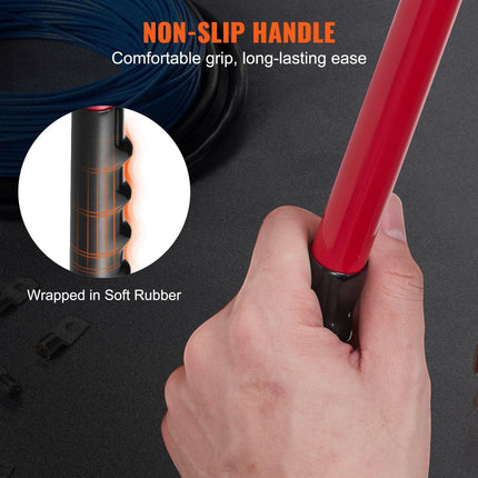 Battery Cable Lug Crimping Tool, 10-1/0AWG with Cable Cutter and 95PCS Copper Ring Terminals, 6 Wire Sizes Crimping Die and 100pcs Heat Shrink Tubes, for Heavy Duty Wire Lugs.