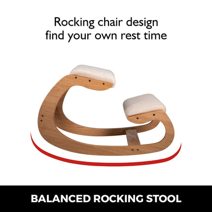 Ergonomic Kneeling Chair Heavy Duty Better Posture Kneeling Stool Office Chair Home for Body Shaping Relieveing Stress Meditation Desk Computer Kneeling Stool Chair.