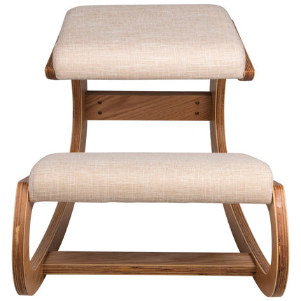 Ergonomic Kneeling Chair Heavy Duty Better Posture Kneeling Stool Office Chair Home for Body Shaping Relieveing Stress Meditation Desk Computer Kneeling Stool Chair.