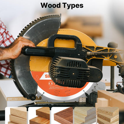 Circular Saw Blade, 254 mm Diameter, 50 Sharp Alloy Teeth, 15.875 mm Arbor, Fine Finish, Wood Cutting Blade for Circular Saw, with Noise-Reducing Heat Vents, for Cutting Plywood, OSB, Hardwood.
