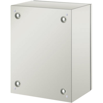 Steel Electrical Box 16'' x 12'' x 8'' Electrical Enclosure Box, Carbon Steel Hinged Junction Box, IP65 Weatherproof Metal Box Wall-Mounted Electronic Equipment Enclosure Box with Mounting Plate.