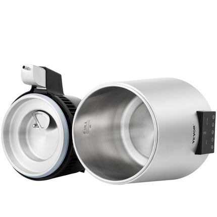 4L Water Distiller Distilled Water Maker 1 L/H w/ Timing Dual-Temp Silver.