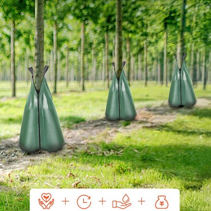 Tree Watering Bag 3 Packs 20 Gallons Slow Release Tree Water Bag Durable.
