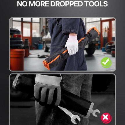 Combination Wrench Set 25-Piece Metric 6 mm to 32 mm with Roll-up Pouch.