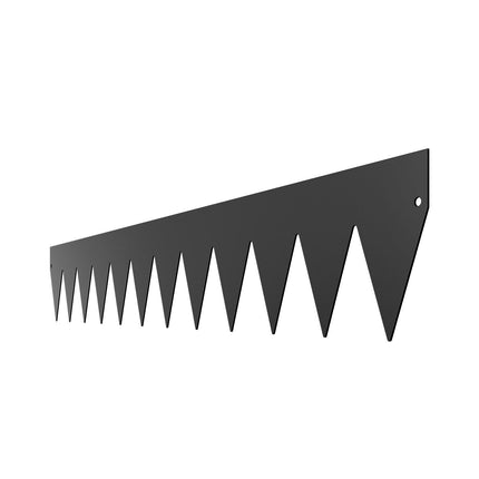 Steel Landscape Edging, 4 Packs 40 x 6 in Rust-Resistant Metal Landscape Edging, Bendable Garden Edging Border, Heavy Duty Lawn Edging, Easy-to-Install, Flower Bed Yard Pathway Divider Black.