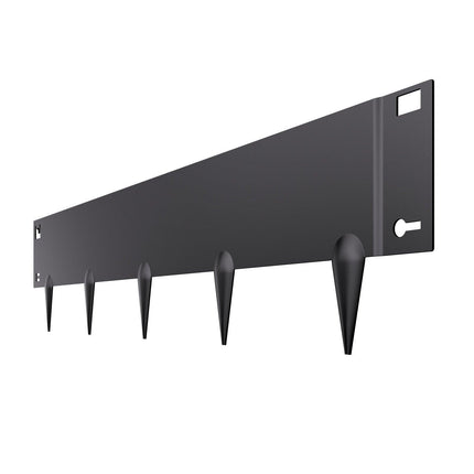Steel Landscape Edging, 5 Packs 990 x 207 mm Rust-Resistant Metal Landscape Edging, Bendable Garden Edging Border, Heavy Duty Lawn Edging, Easy-to-Install, Flower Bed Yard Pathway Divider Black.