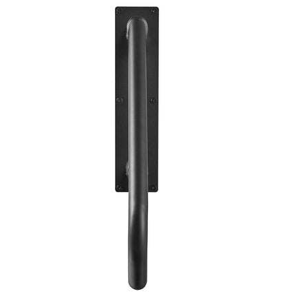 Handrails for Outdoor Steps, 18.9" Length 1.3"Pipe Wall Mount Safety Railings for 1-2 Steps, Stair Handrail with Matte Black Finished,for Garden,Yard and Garage & Elderly,Pregnant Women, Disable.