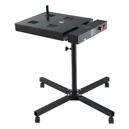 Flash Dryer, 16 x 16 inch Flash Dryer for Screen Printing, High Power Silk Screen Printing Dryer with Height Adjustable Stand, 360° Rotation, X-Shaped Base, Steel T-Shirt Curing Machine.