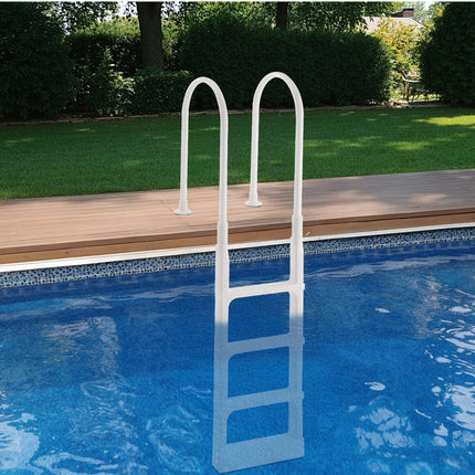 Thickened 4-Step Pool Ladder of Double Handrails for 1219.2-1371.6mm Pool.
