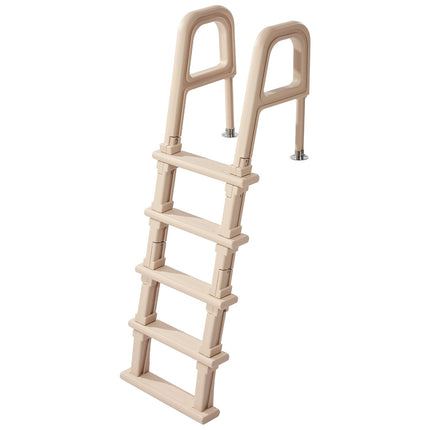 5-Step Inclined Robust Pool Ladder of 2 Handrails for 1219.2-1371.6mm Pool.
