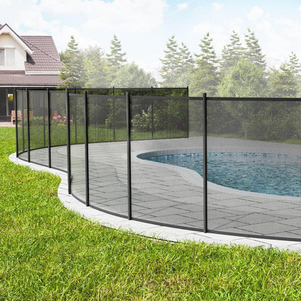 Pool Fence 4 x 108 FT Removable Pool Fences for Inground Pools Outdoor.