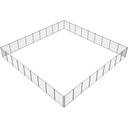 Pool Fence 4 x 108 FT Removable Pool Fences for Inground Pools Outdoor.