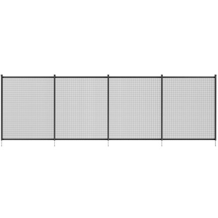 Pool Fence, 4 x 12 FT Pool Fences for Inground Pools, Removable Child Safety Pool Fencing, Easy DIY Installation Swimming Pool Fence, 340gms Teslin PVC Pool Fence Mesh Protects Kids and Pets.