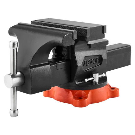 203 mm Bench Vice Multipurpose Heavy Duty Ductile Iron Swivel Locking Base.