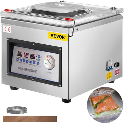DZ-260C Digital Vacuum Sealer Food Vacuum Sealing Packing Machine 220V.