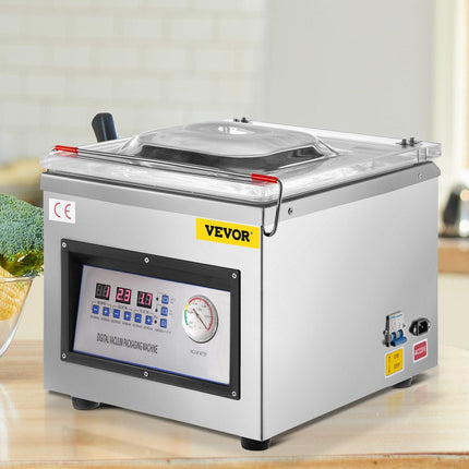 DZ-260C Digital Vacuum Sealer Food Vacuum Sealing Packing Machine 220V.