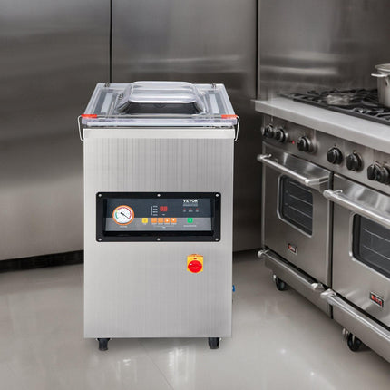 DZ-400/2E Automatic Extra Deep Vacuum Sealer Food Vacuum Sealing Packing Machine 220V.
