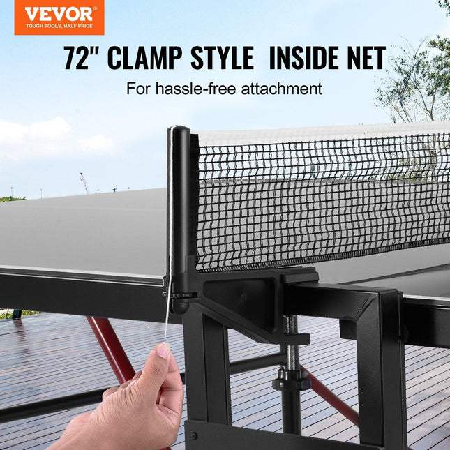Ping Pong Table Foldable Table Tennis Game Table Indoor Outdoor with Net.