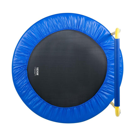 3FT Trampoline for Kids, 92 cm Trampolines Indoor/Outdoor Trampoline for Toddlers, Foldable Mini Baby Trampoline with Foam Handle, Recreational Trampoline Birthday Gift for 3+ Years Kids.