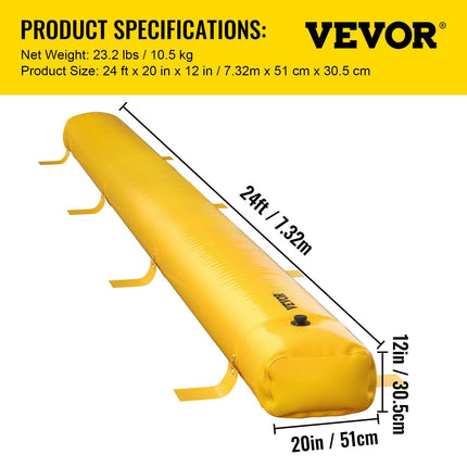 Flood Barrier Hydro Barrier 24' Length x 12.