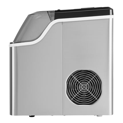 Portable Countertop Ice Maker 45Lbs/24H Self-Cleaning with Scoop Basket.