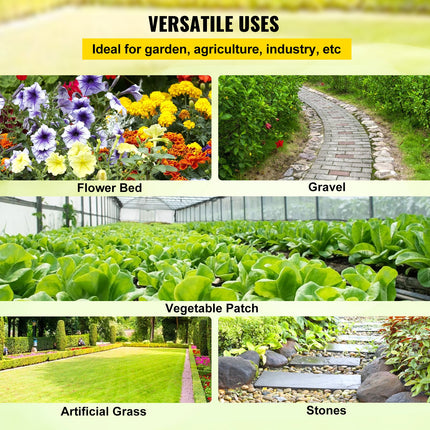 Weed Barrier, 5.8oz Landscape Fabric, 4ft x 300ft Cover Mat Heavy Duty Woven Grass Control Geotextile for Garden, Patio, Black.