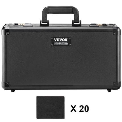 Graded Card Storage Box, 4 Slots, Graded Sports Cards Holder Carrying Case with Coded Lock Foam Dividers, for 120 PSA Graded Cards 84 BGS Cards 96 SGC Cards 428 Top Loaders or 999+ Loose Cards.
